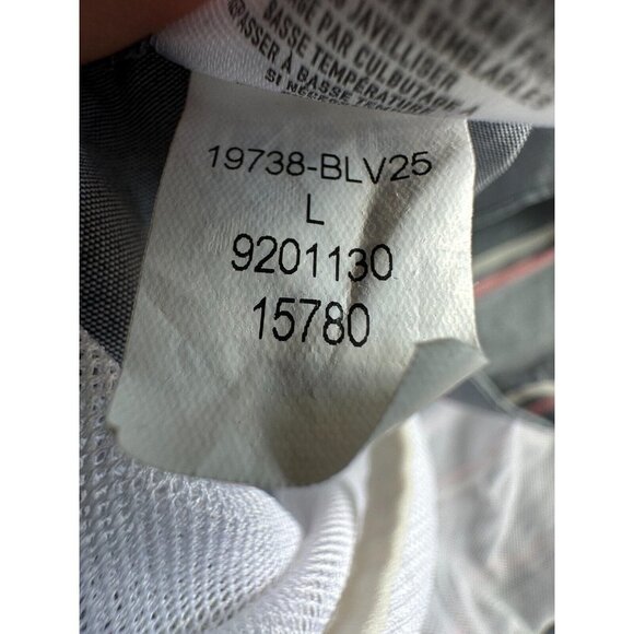 Bonobos Worn Once  Swim Trunks  Nylon Gray Striped Pink Men size L - Picture 10 of 11